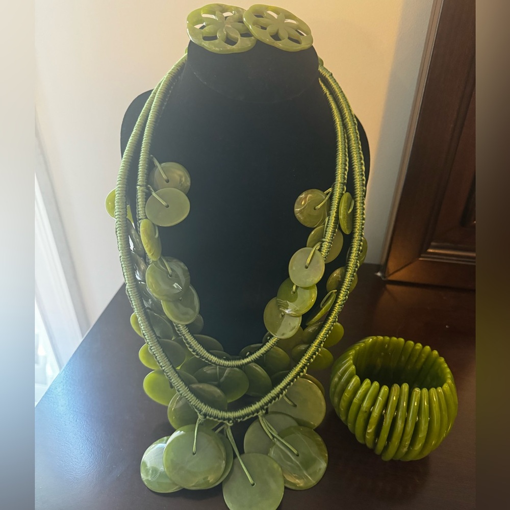 Vintage Sassy Jones Zanzibar Set-Green
